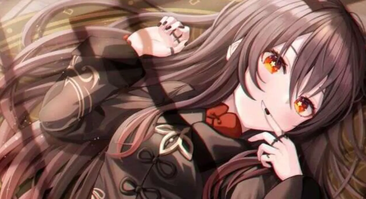 原神当胡桃强J了旅行者是什么梗,原神当胡桃强推了旅行者图片