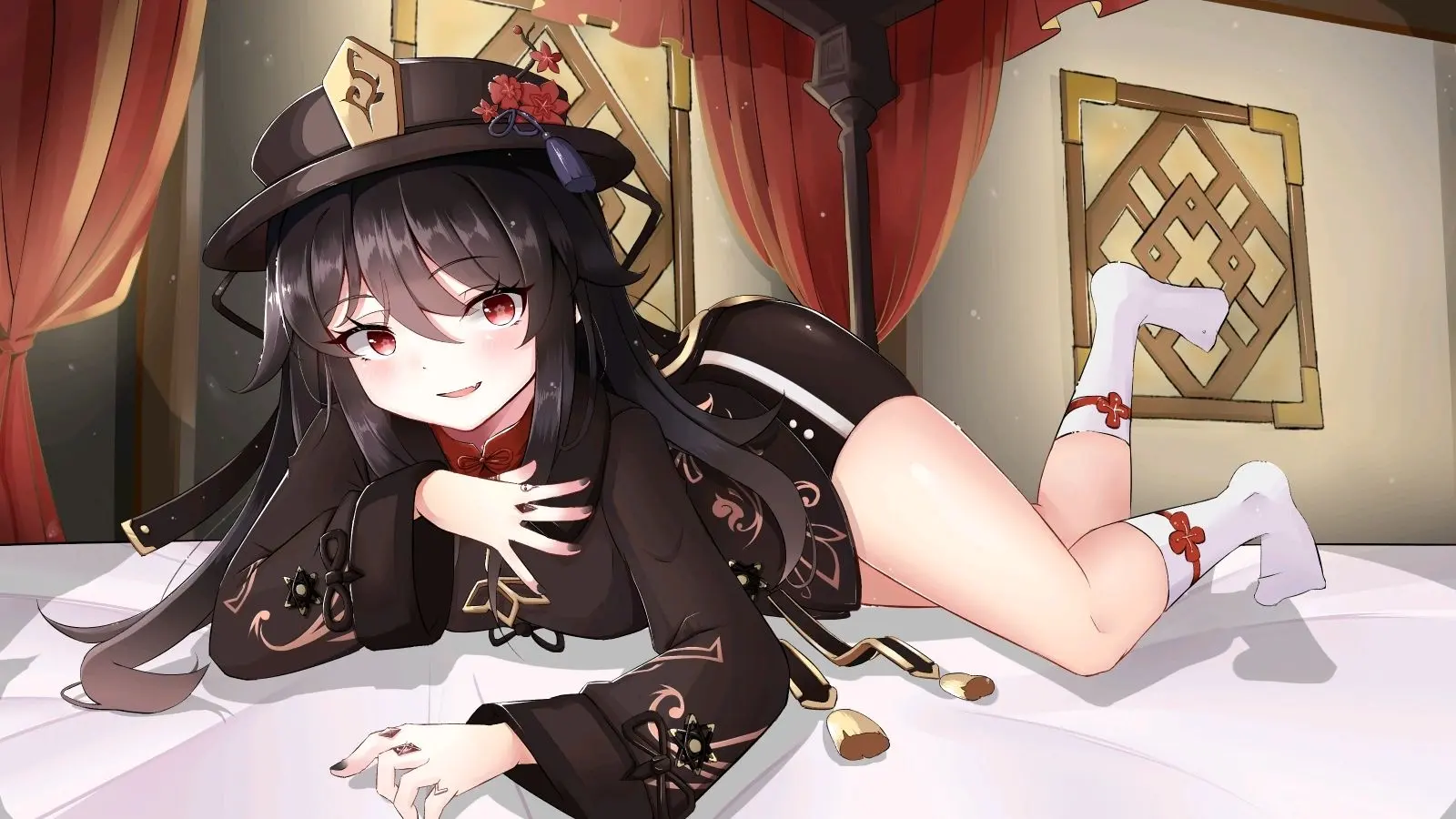 原神当胡桃强J了旅行者是什么梗,原神当胡桃强推了旅行者图片