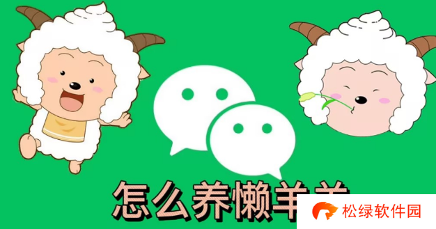 微信状态怎么养懒羊羊