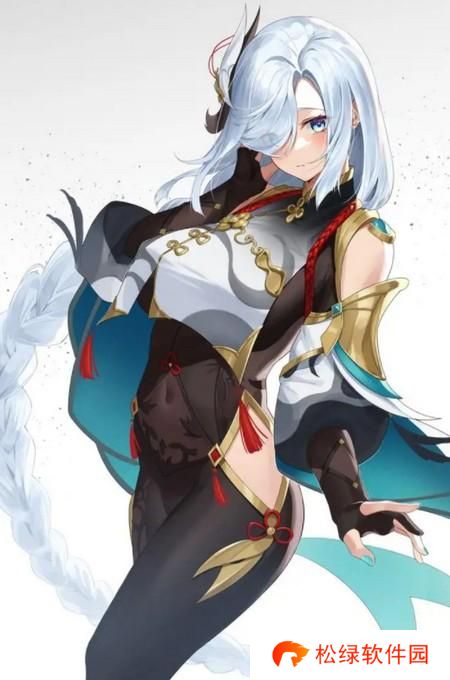 原神申鹤浮液图3d